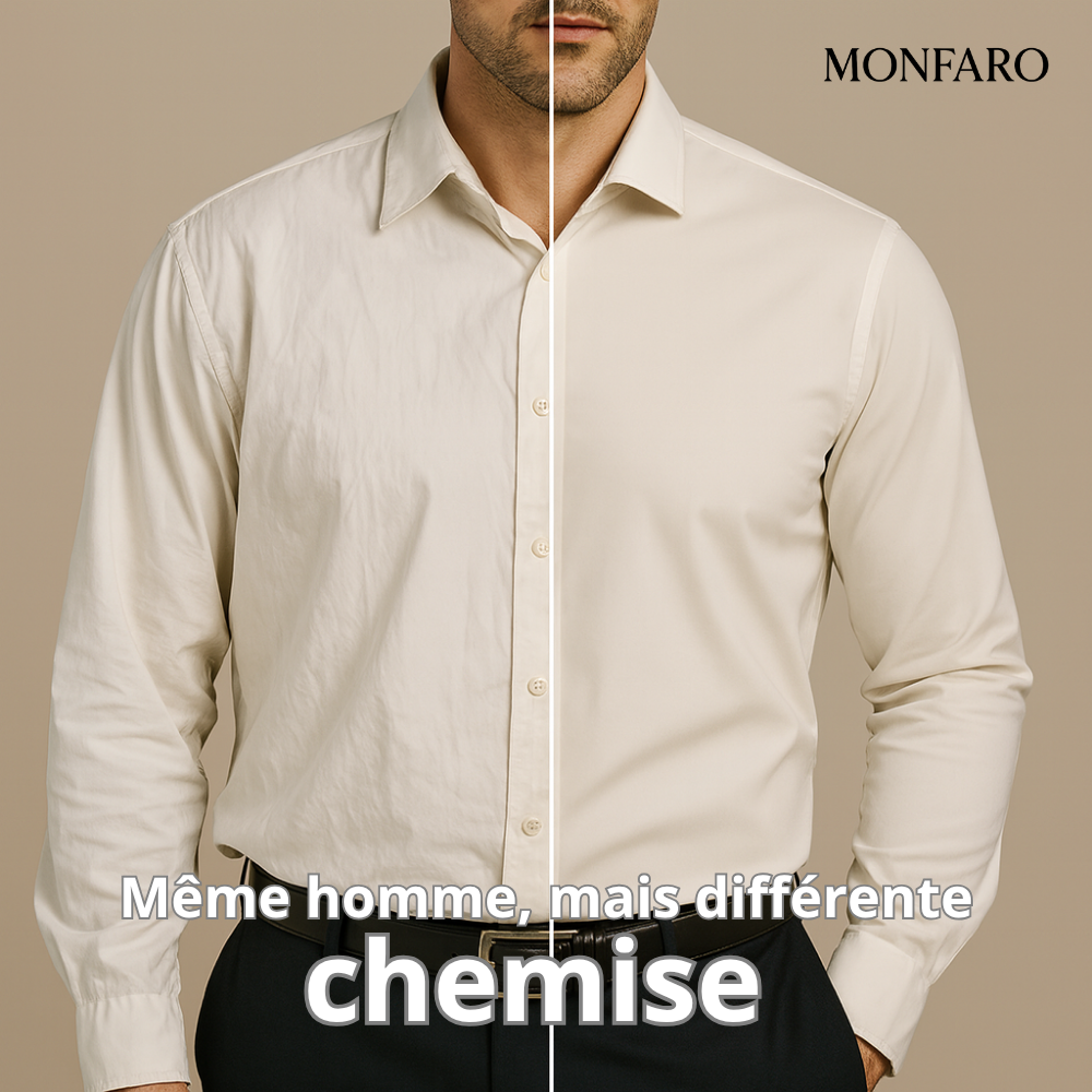 Lancement 2025 | Chemise Infroissable à Coupe Ajustée