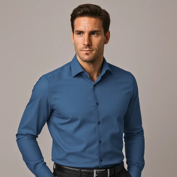 Lancement 2025 | Chemise Infroissable à Coupe Ajustée