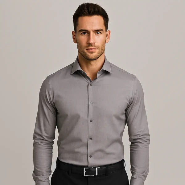 Lancement 2025 | Chemise Infroissable à Coupe Ajustée