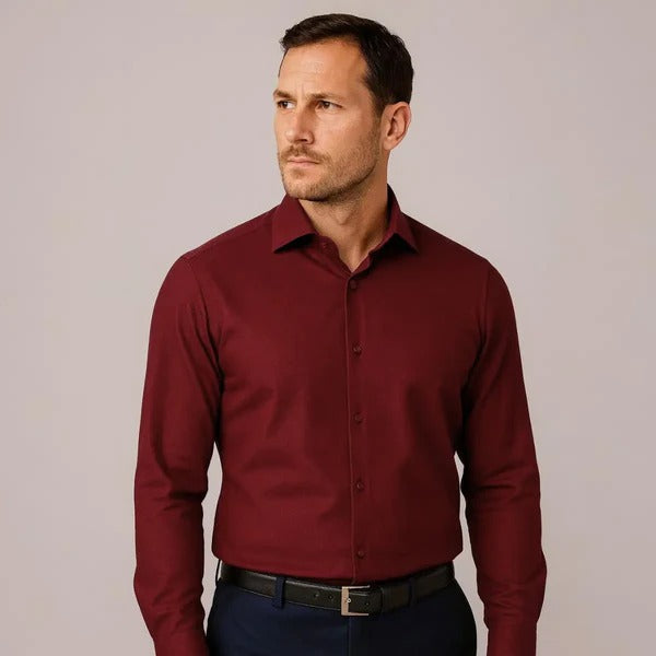 Lancement 2025 | Chemise Infroissable à Coupe Ajustée
